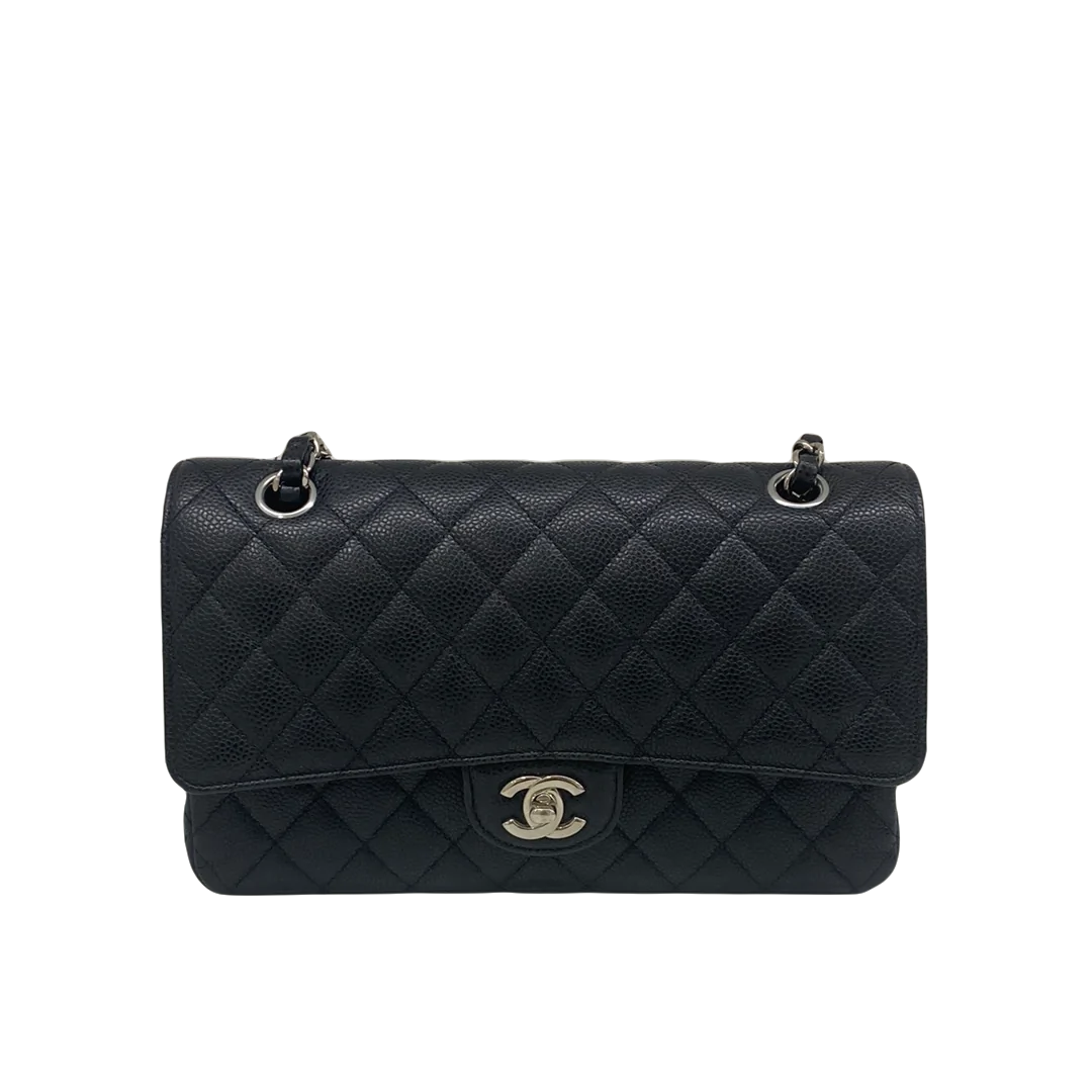 Chanel Classic Flap Medium Caviar Leather SHW PH Luxury Consignment
