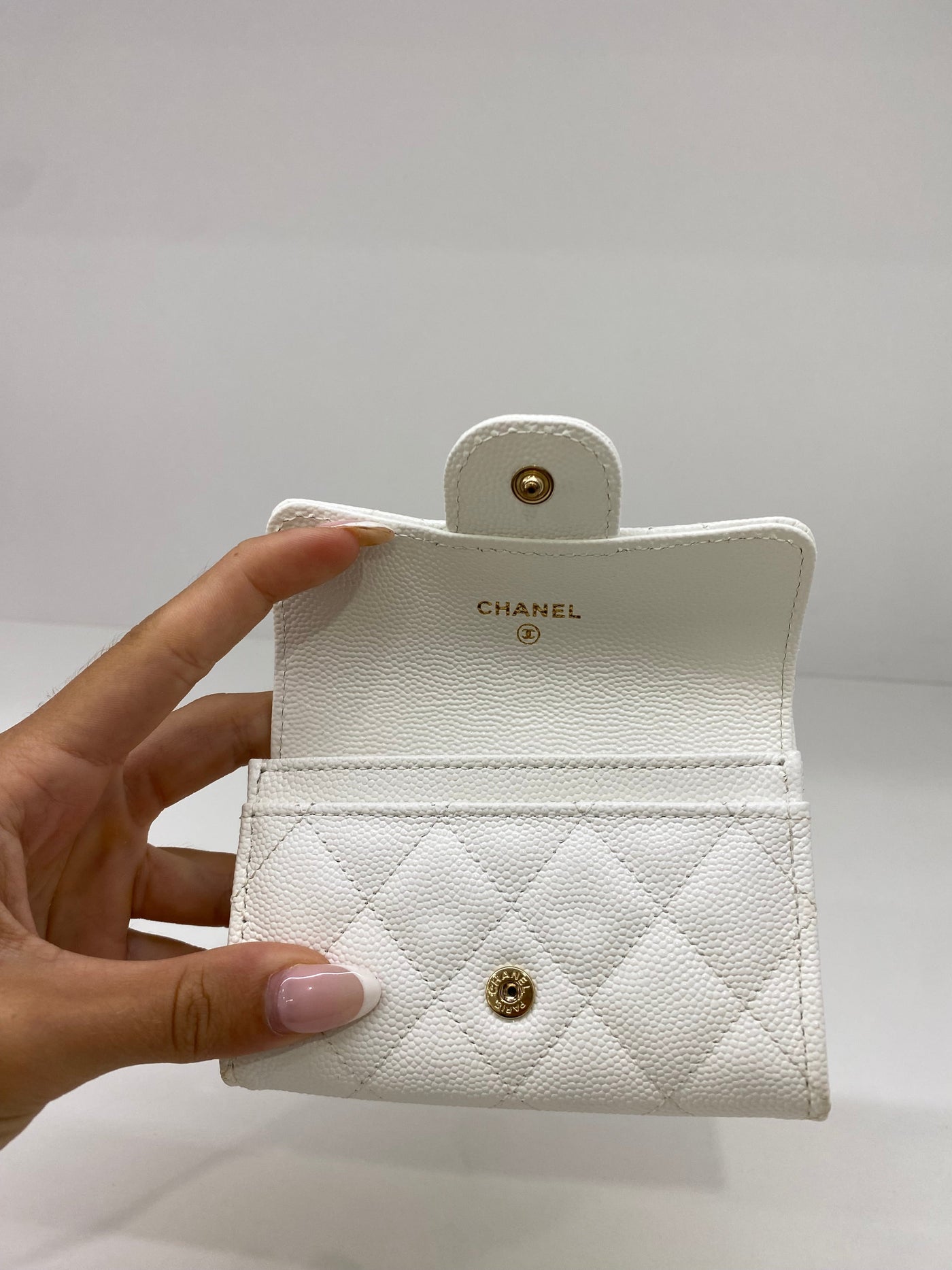 Chanel Wallet White