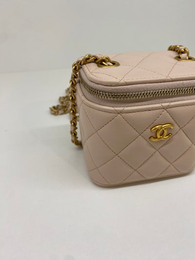 Chanel Mini Vanity Pale Pink GHW