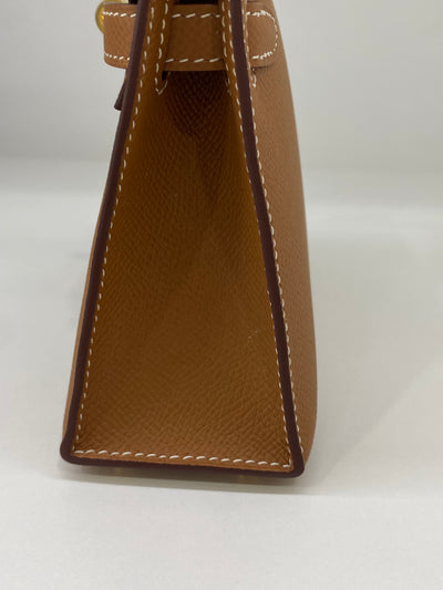 Hermes Mini Kelly Gold GHW