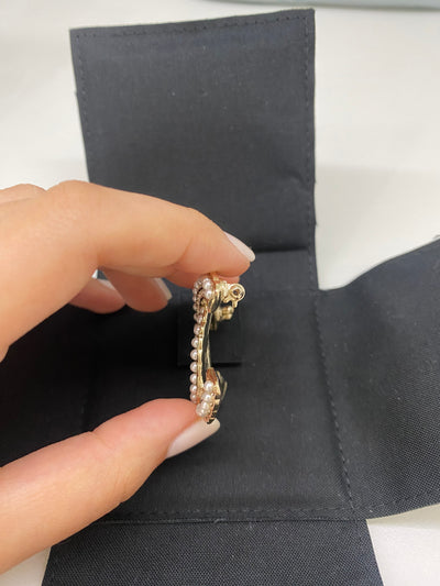 Chanel Pearl Crystal Brooch