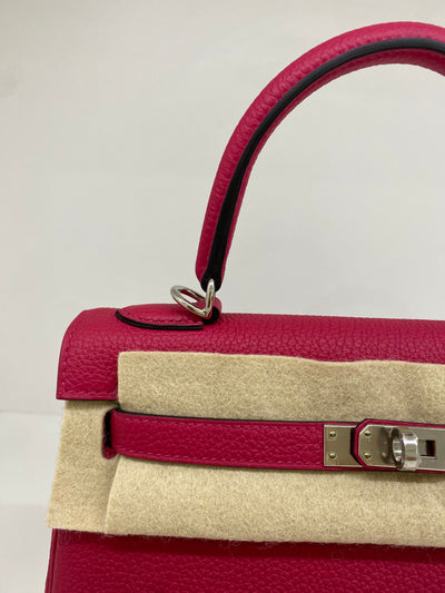 Hermes Kelly 25 Framboise PHW