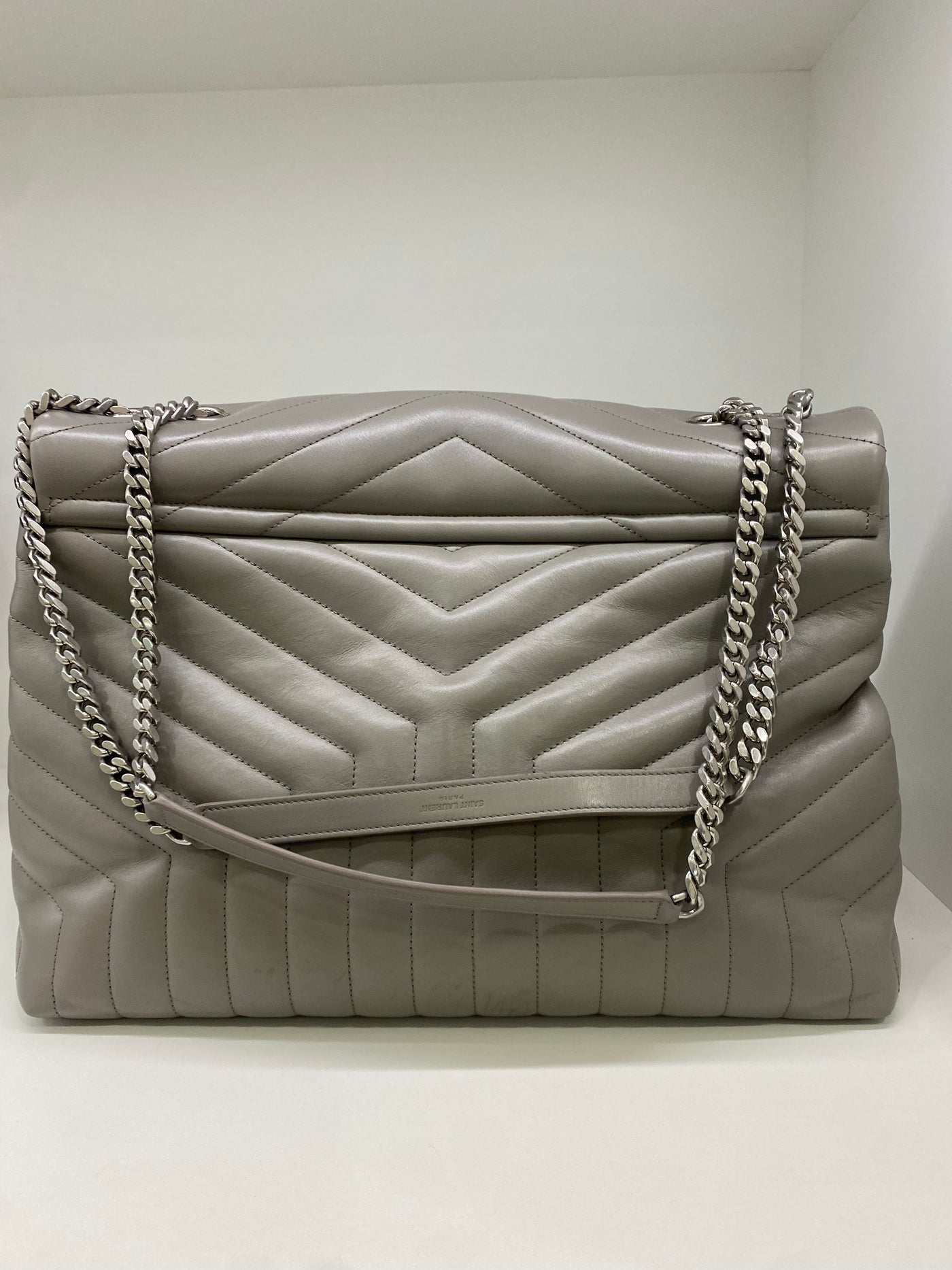 Saint Laurent LouLou Grey Large