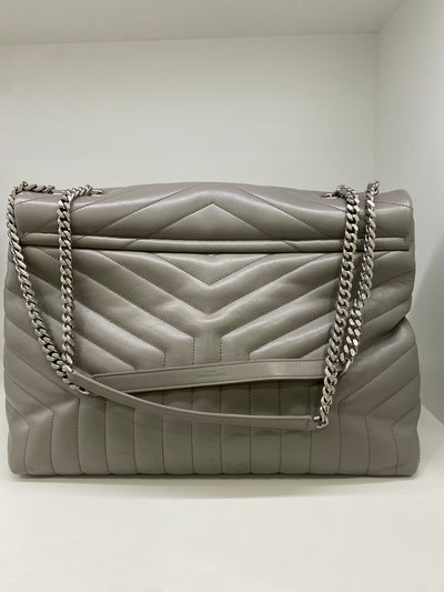Saint Laurent LouLou Grey Large