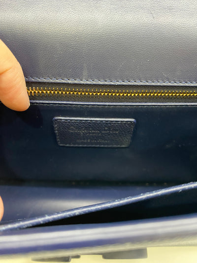 Dior Montaigne 30 Navy Matte Hardware