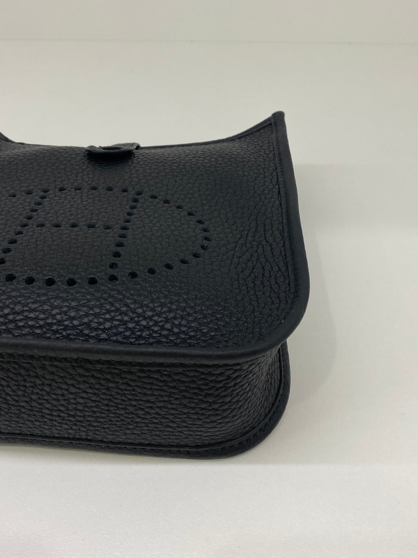 Hermes Mini Evelyne Black GHW