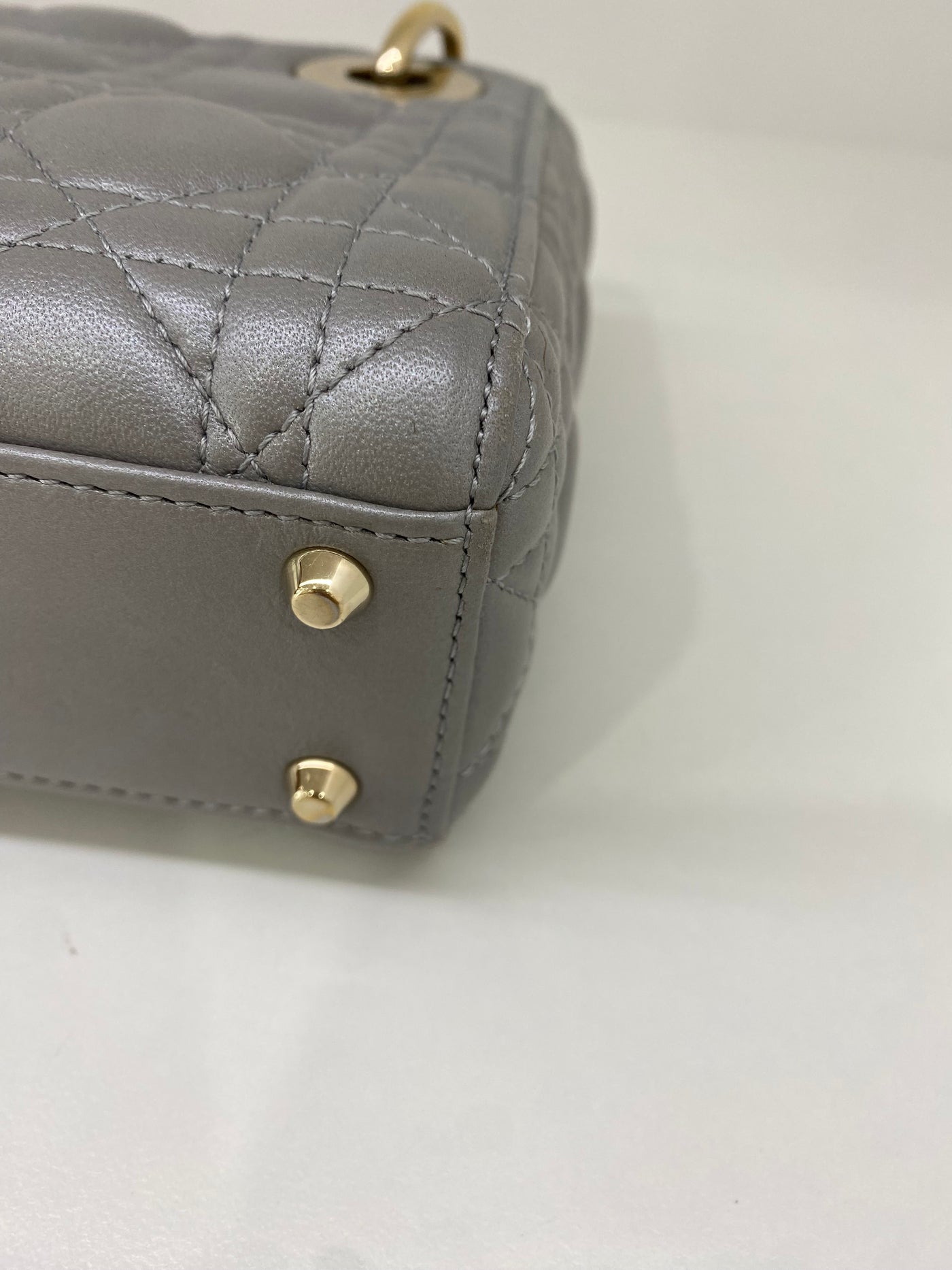 Dior Lady Dior Mini Silver GHW