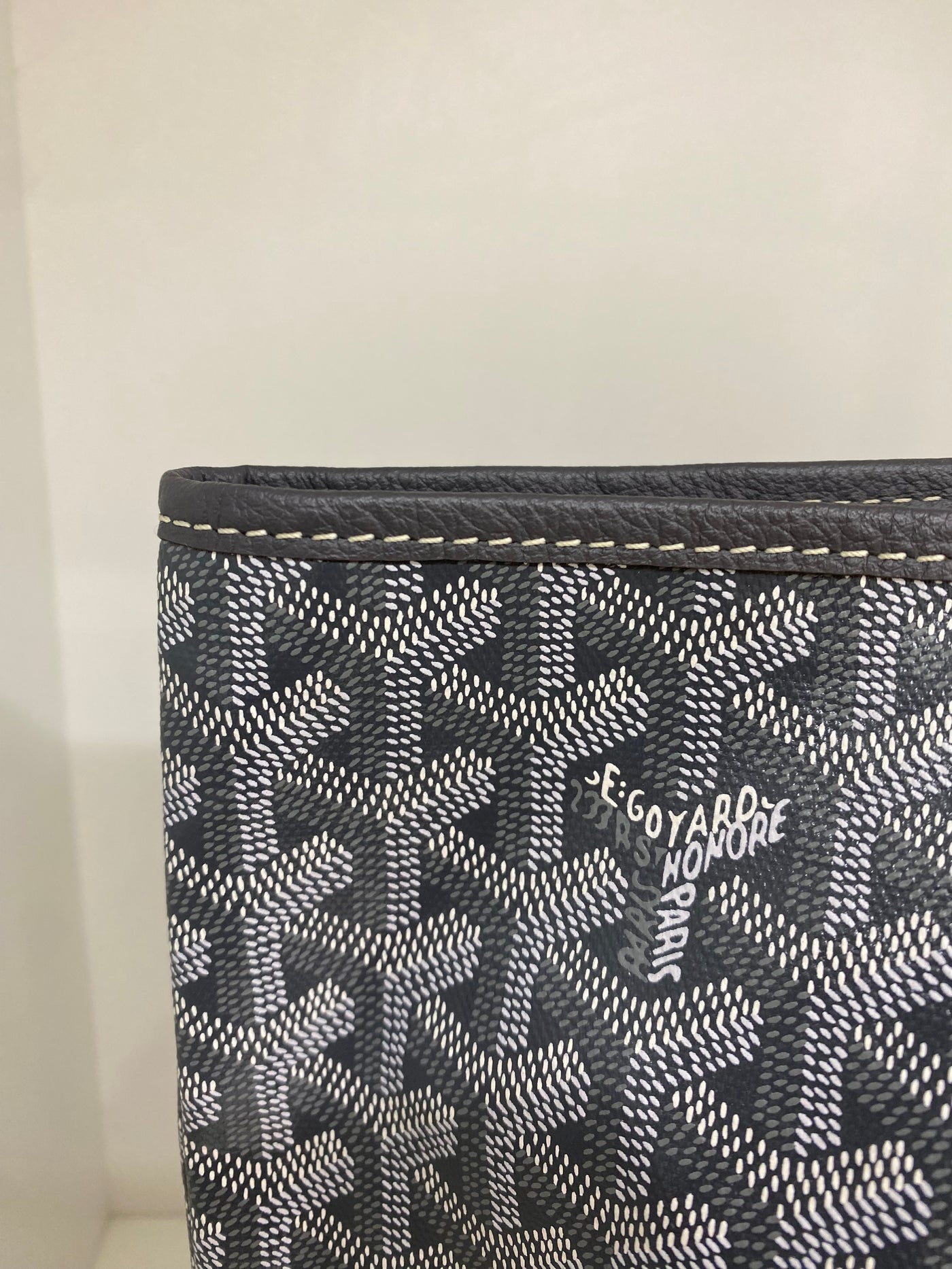 Goyard St Louis Tote PM Grey