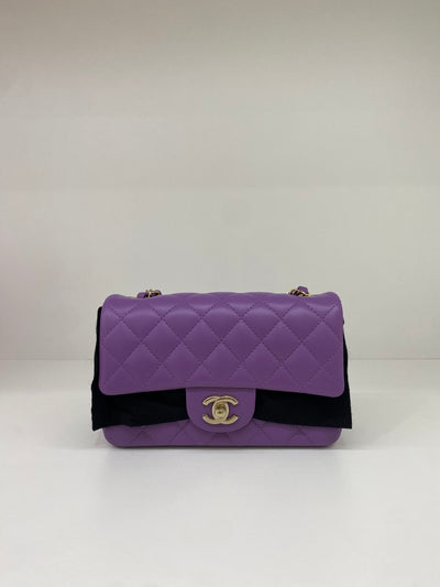 Chanel Classic Flap Mini Purple