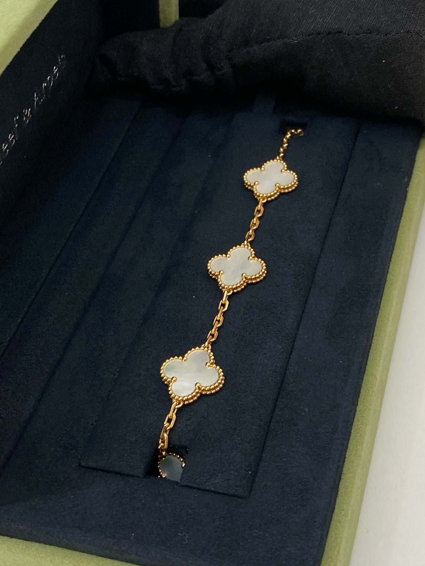 Van Cleef Arpels Alhambra Bracelet MOP YG