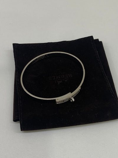 Hermes Kelly Bracelet White Gold with diamonds