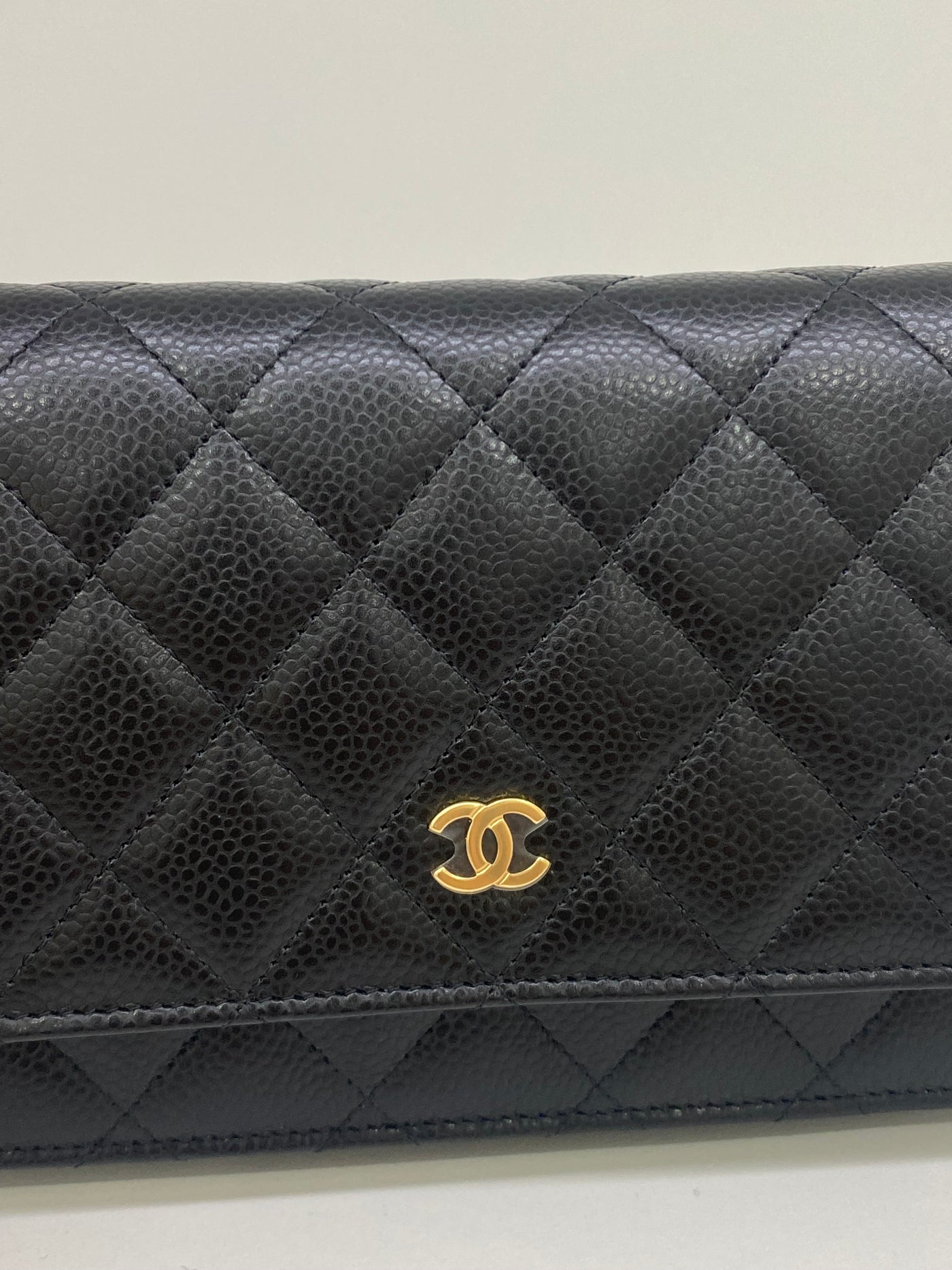 Chanel WOC Black GHW