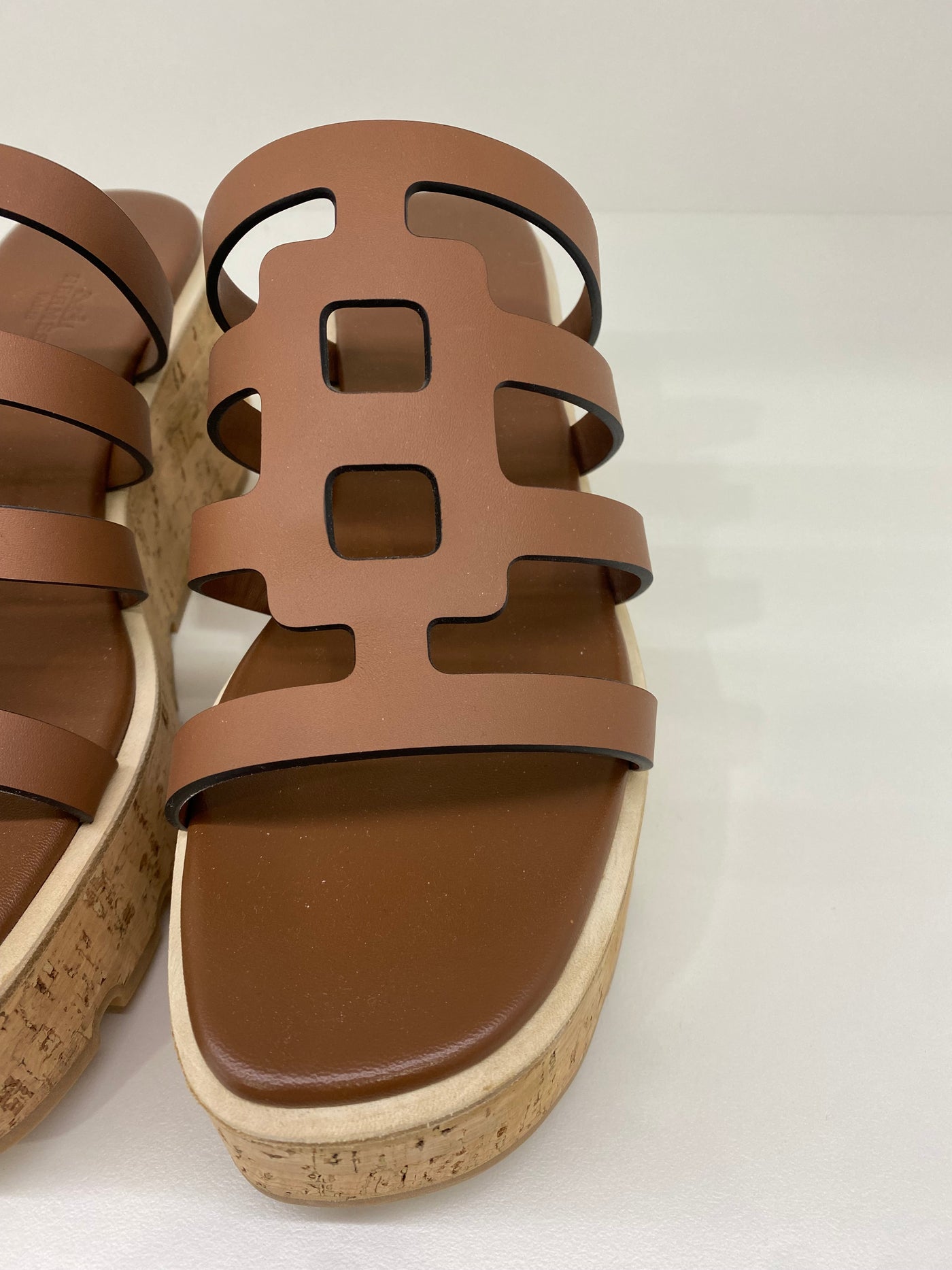 Hermes Wedges Gold Size 39