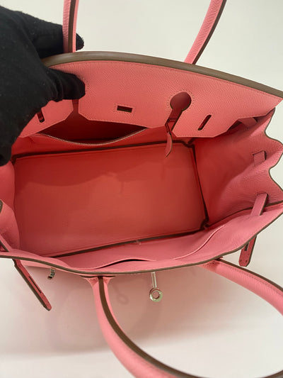 Hermes Birkin 30 Rose Confetti PHW
