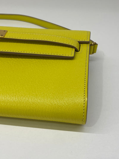 Hermes Kelly To Go Lime RGHW