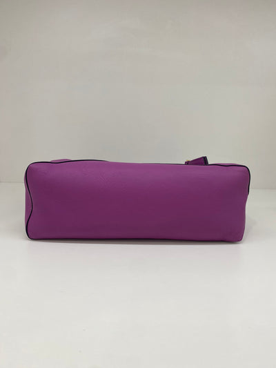 Loewe puzzle hobo shoulder bag purple
