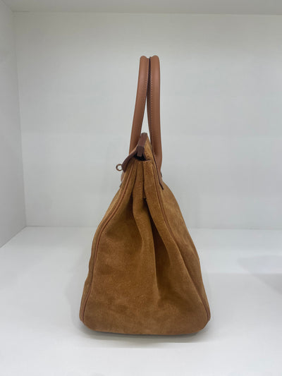 Hermès Birkin 30 Grizzly/ Gold Swift PHW