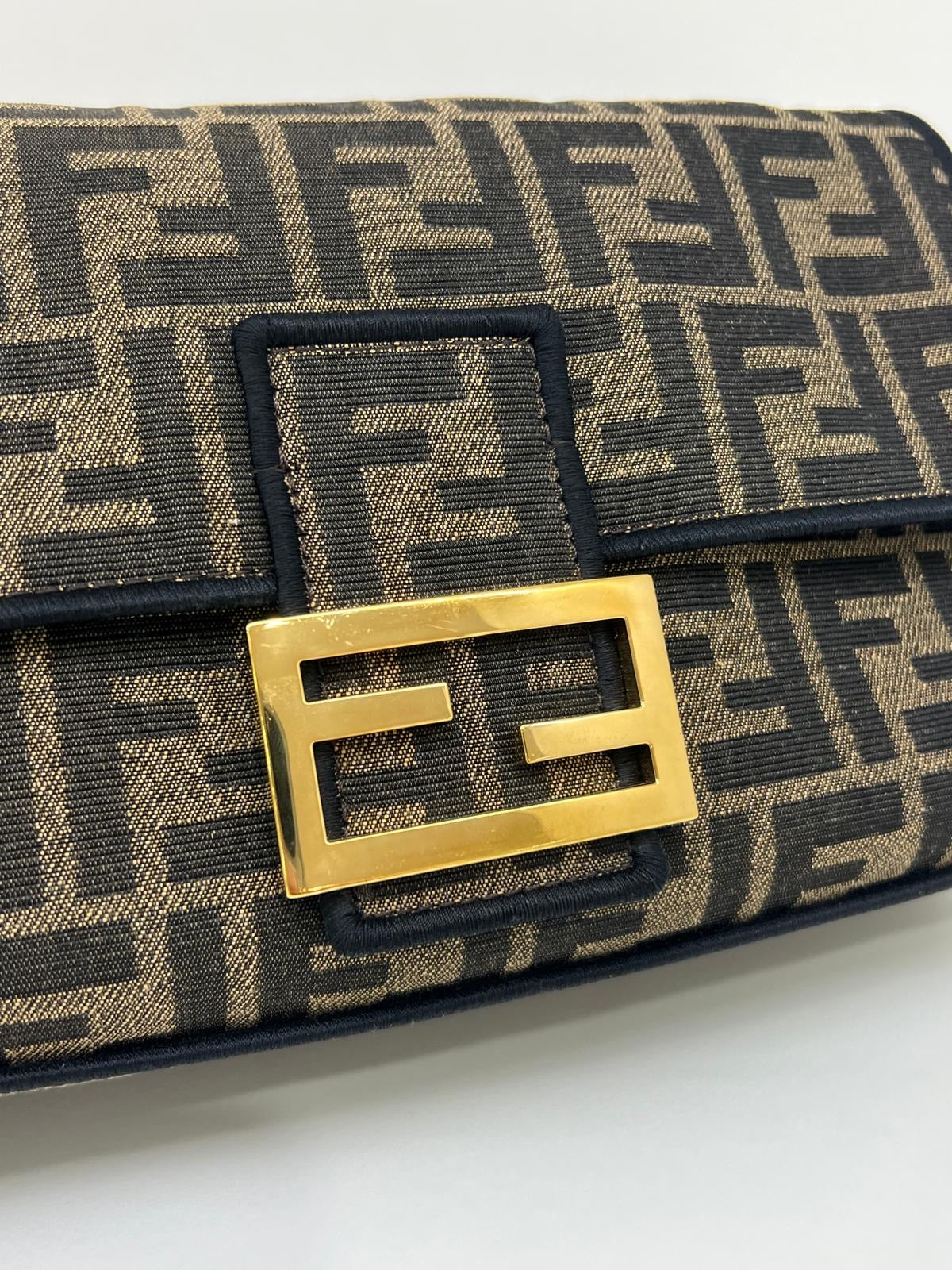 Fendi Baguette Monogram FF GHW