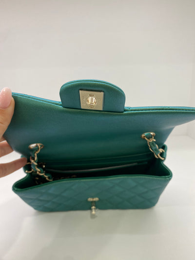 Chanel Classic Flap Mini Green