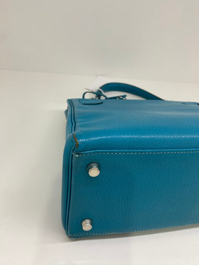 Hermes Kelly Blue Jean 28 PHW