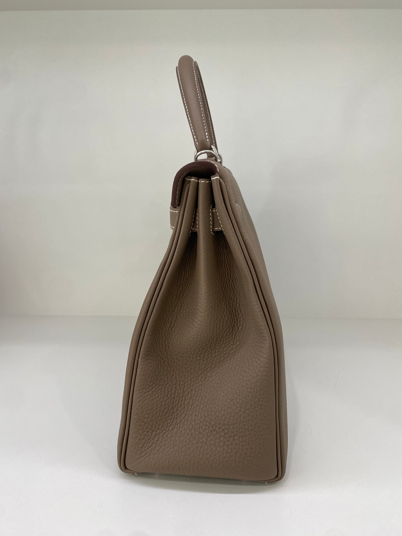 Hermès Kelly 35 Retourne Togo Etoupe PHW