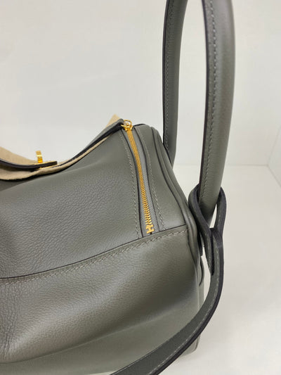 Hermes Lindy 26 Gris Meyer GHW