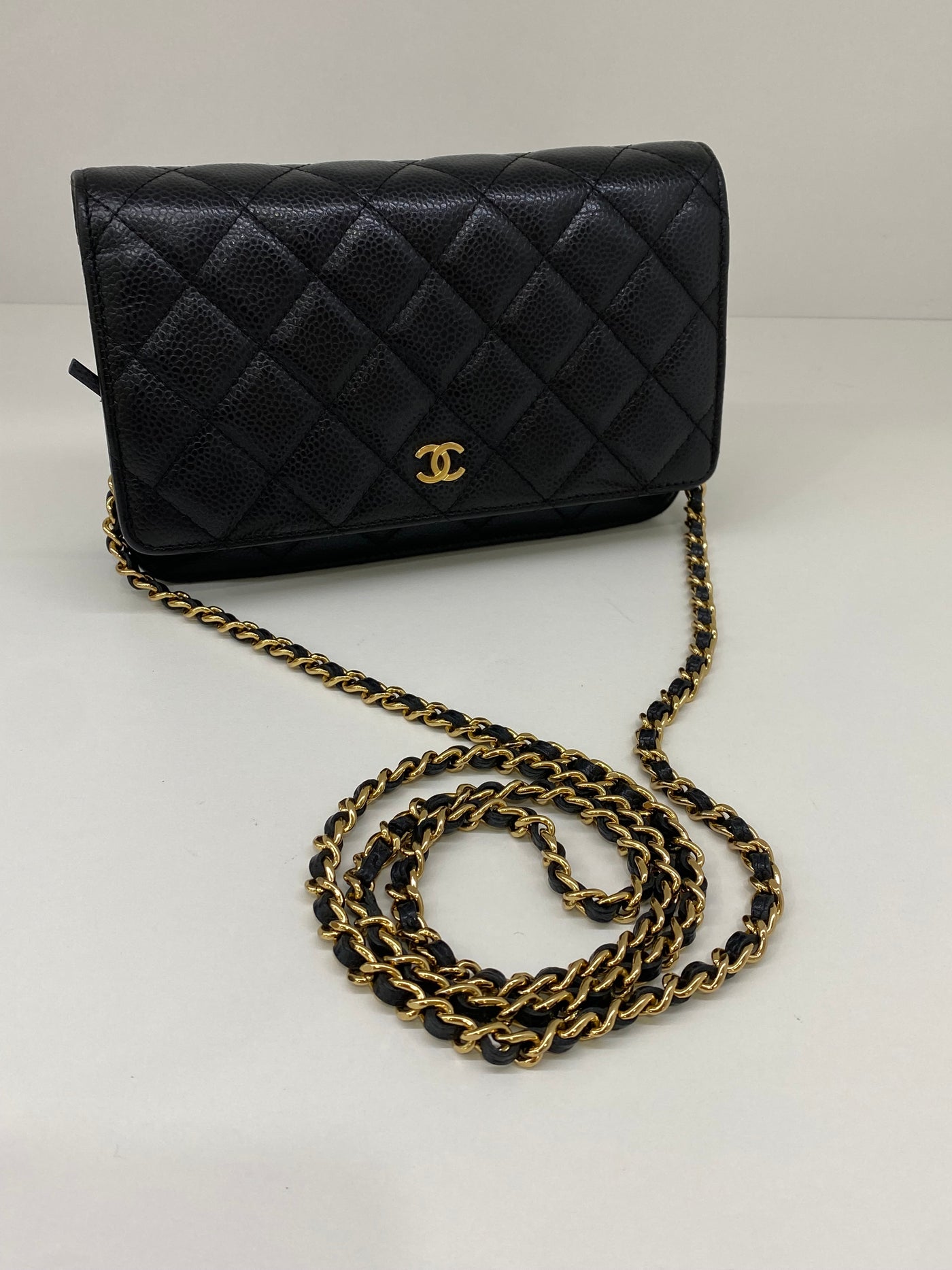 Chanel WOC Black Caviar GHW