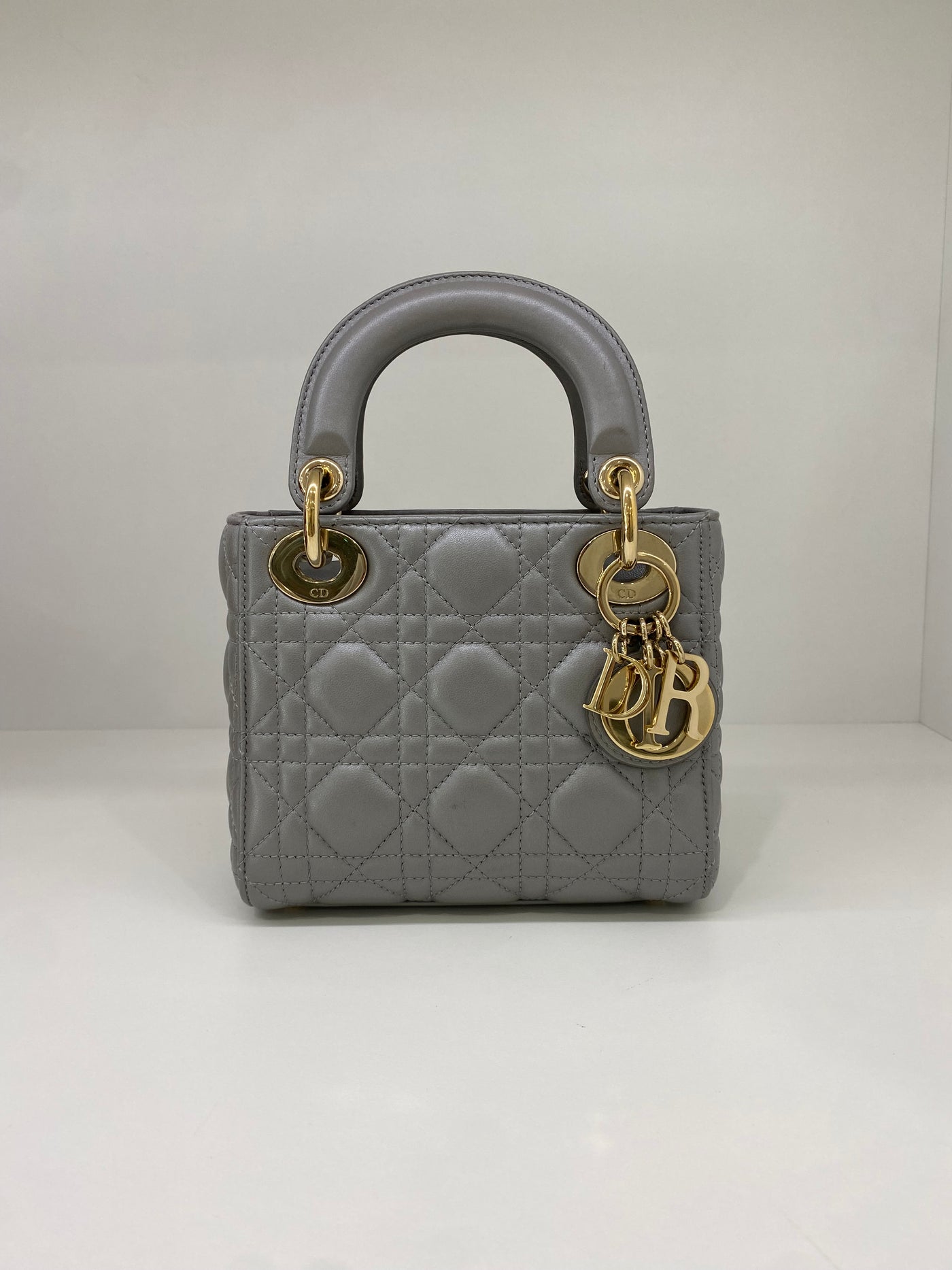 Dior Lady Dior Mini Silver GHW