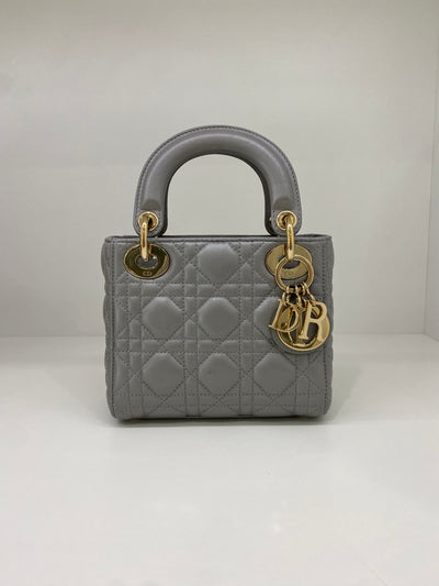 Dior Lady Dior Mini Silver GHW