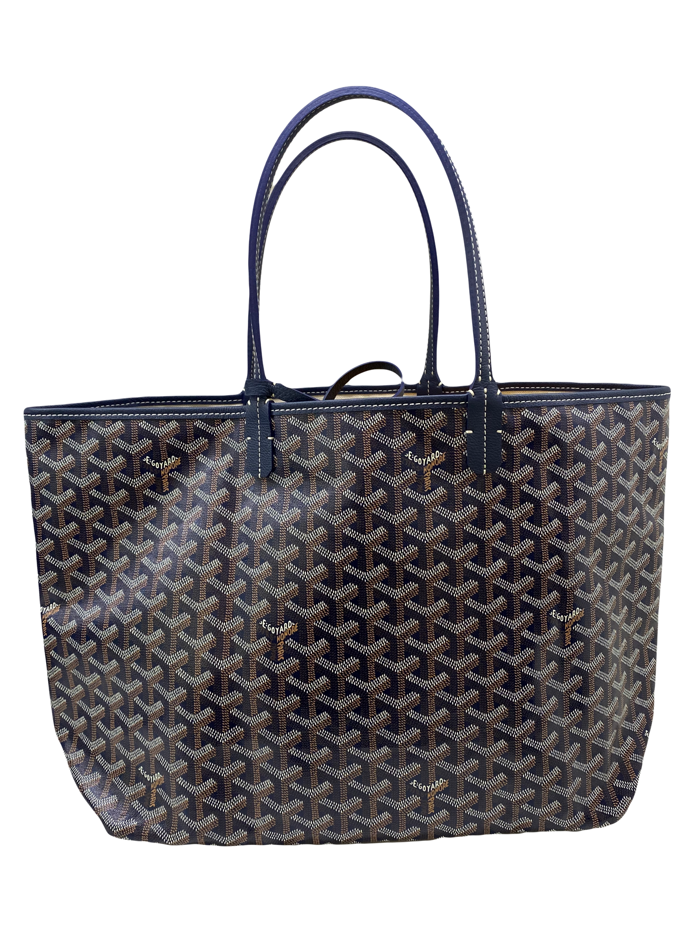 Goyard St Louis Tote Navy Blue