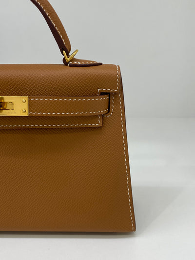 Hermes Mini Kelly Gold GHW