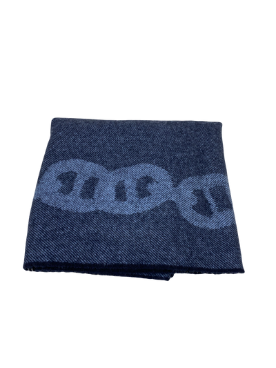 Hermes Cashmere Scarf Navy