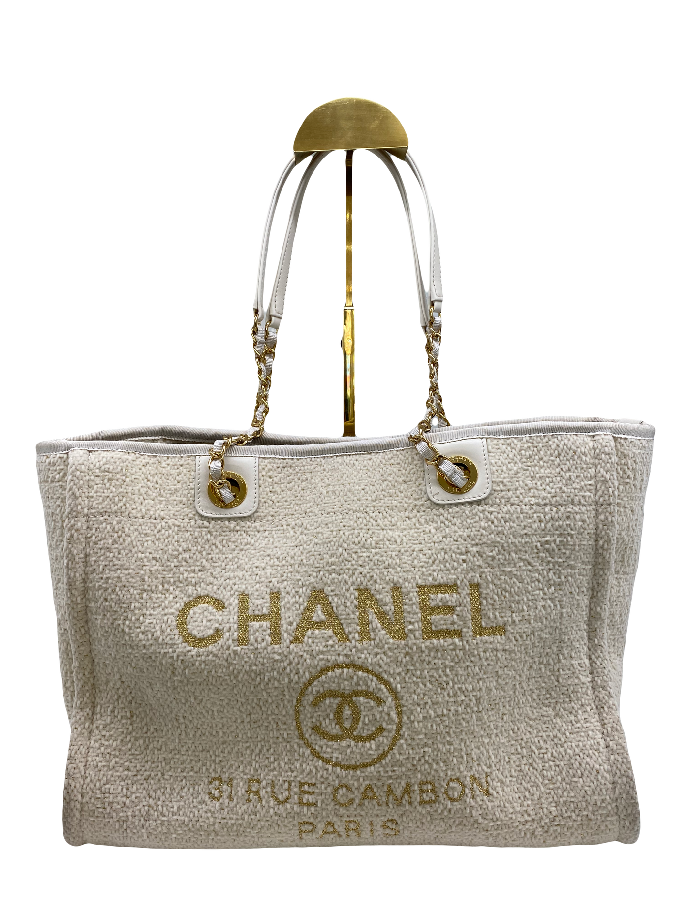 Chanel Deauville Beige Boucle GHW