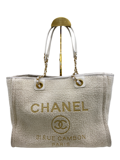 Chanel Deauville Beige Boucle GHW