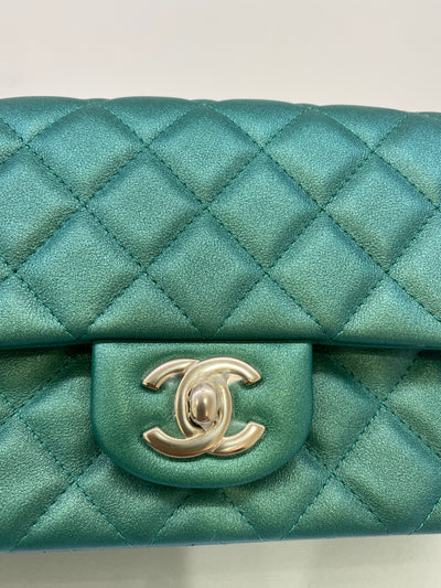 Chanel Classic Flap Mini Green