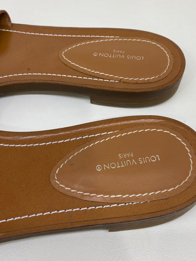 Louis Vuitton Leather Sandals - Size 38.5