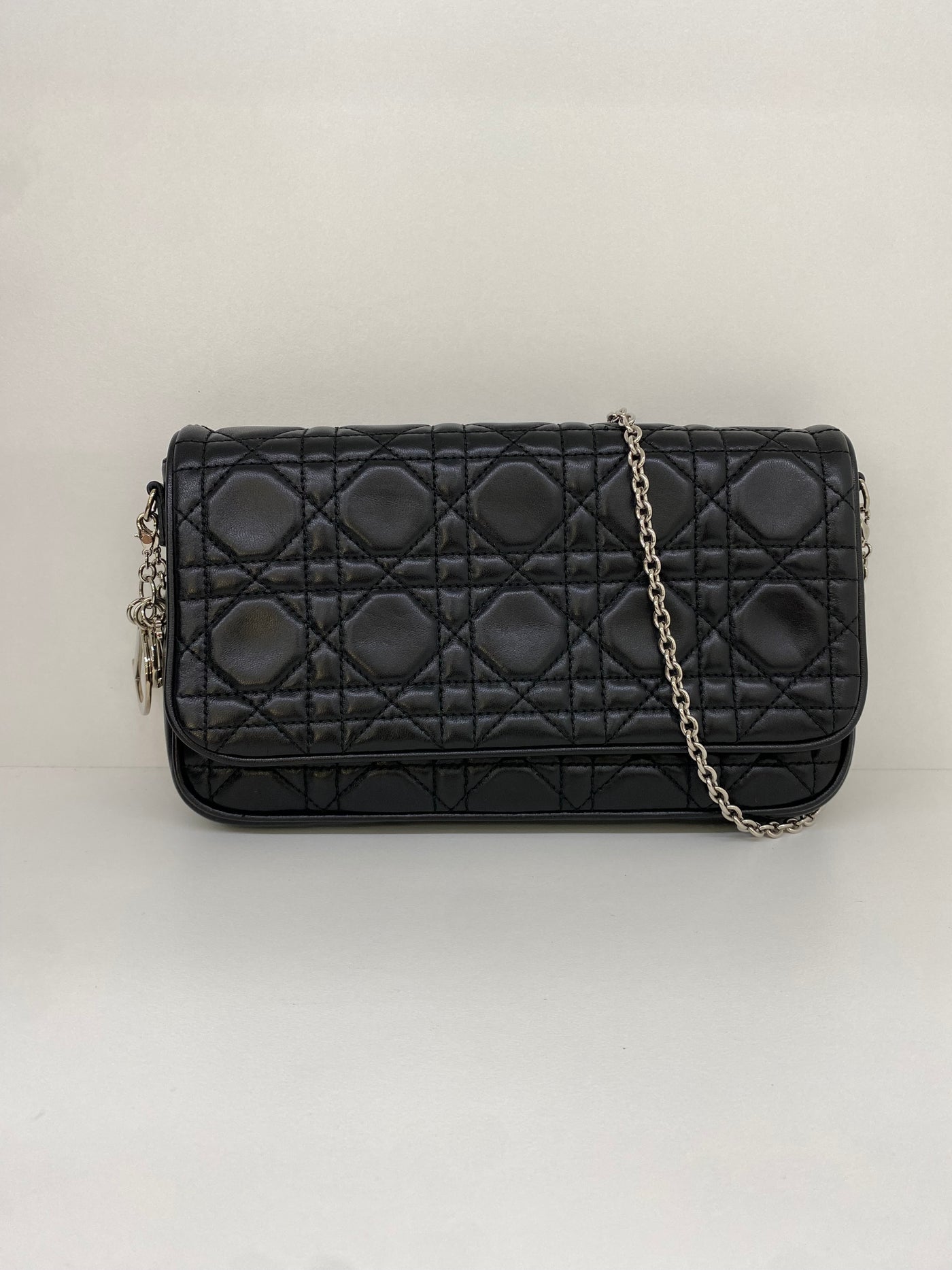 Dior Wallet On Chain Black SHW