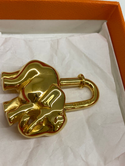 Hermes Elephant Motif Cadena Padlock