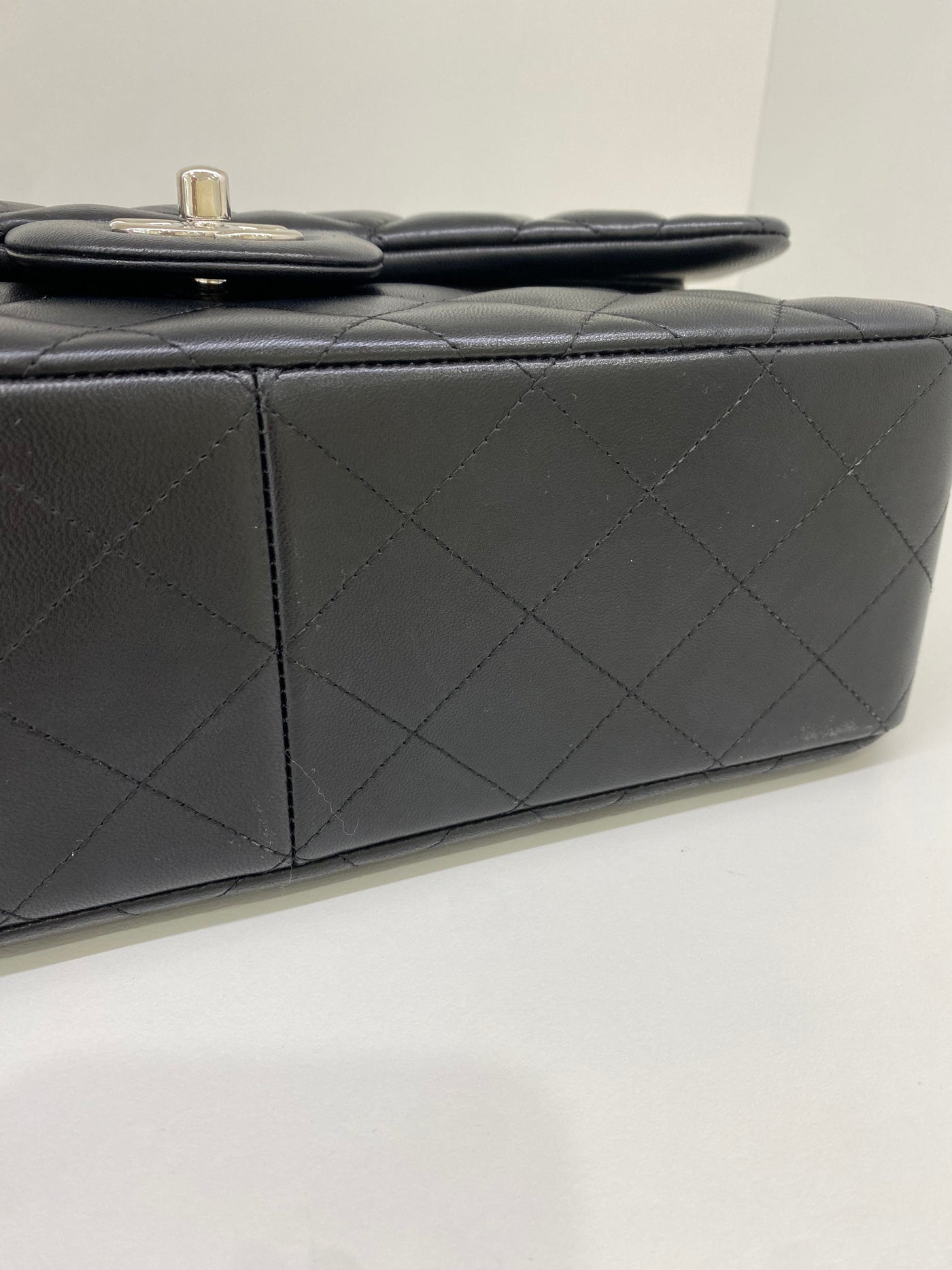 Chanel Classic Flap Jumbo Black Lambskin SHW