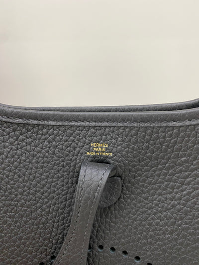 Hermès Mini Evelyne Noir GHW