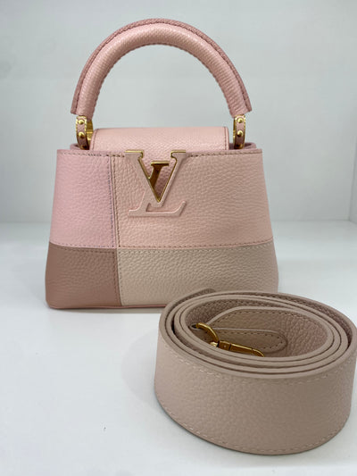 Louis Vuitton Mini Capucine BB Pink Patches
