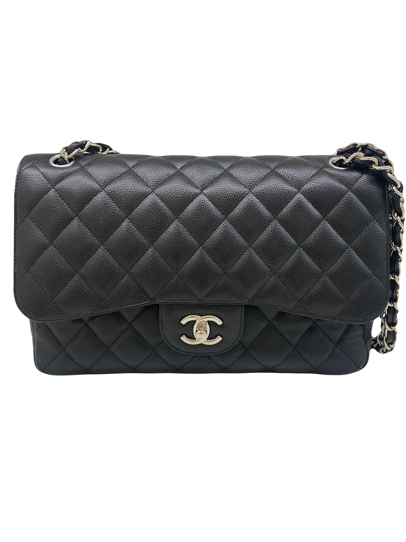 Chanel Classic Flap Large (Jumbo) Black SHW (series 24)