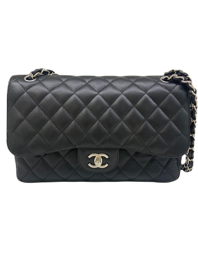 Chanel Classic Flap Large (Jumbo) Black SHW (series 24)