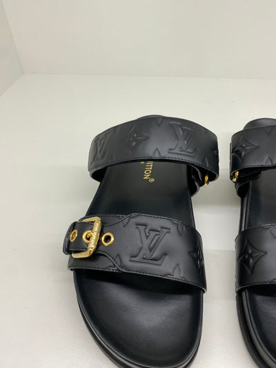 Louis Vuitton Black Sandal 39.5