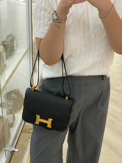 Hermès Constance 24 Epsom Bleu Ocean Brush Gold Hardware