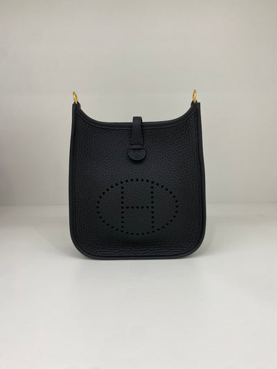 Hermès Mini Evelyne Noir GHW