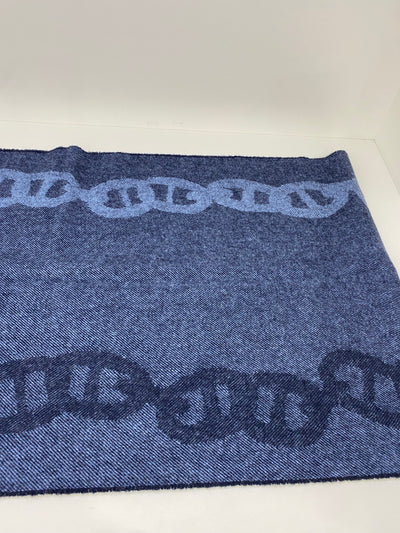 Hermes Cashmere Scarf Navy