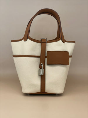 Hermes Picotin 18 Cargo Gold PHW