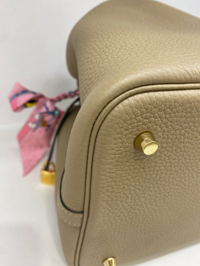 Hermes Picotin 22 Clemence Trench GHW