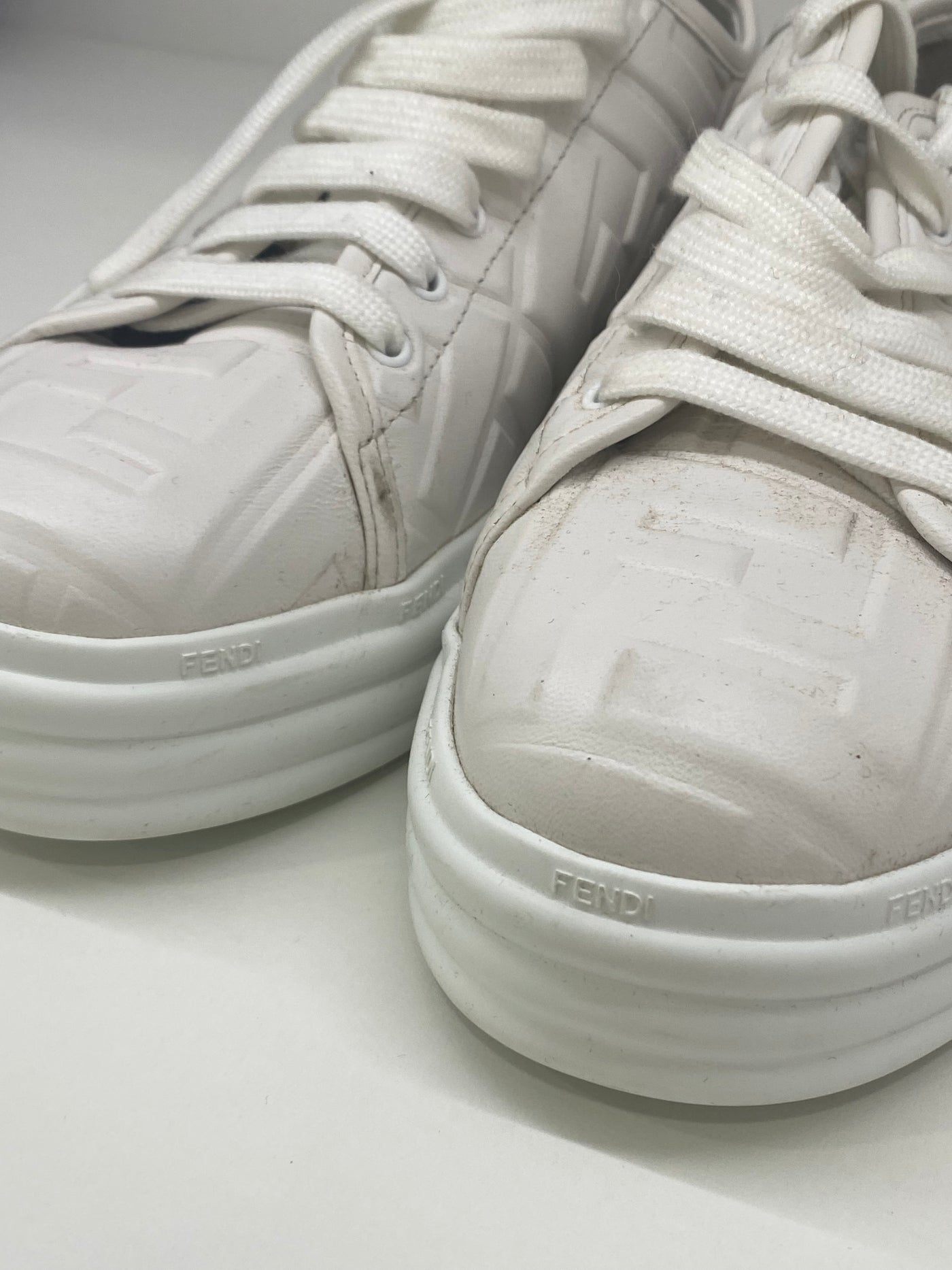 Fendi White Sneakers Size 37